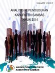 Analisis Kependudukan Kabupaten Sambas 2014