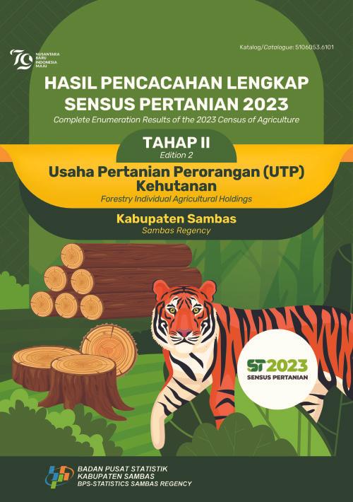 Hasil Pencacahan Lengkap Sensus Pertanian 2023 Tahap II: Usaha Pertanian Perorangan (UTP) Kehutanan Kabupaten Sambas