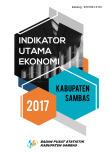 Indikator Utama Ekonomi Kabupaten Sambas 2017