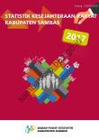 Statistik Kesejahteraan Rakyat Kabupaten Sambas 2017