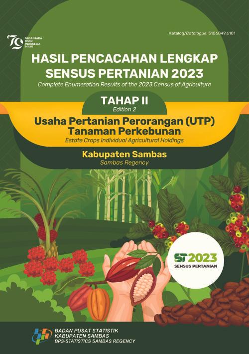 Hasil Pencacahan Lengkap Sensus Pertanian 2023 Tahap II: Usaha Pertanian Perorangan (UTP) Tanaman Perkebunan Kabupaten Sambas