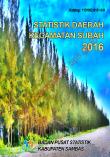 Statistik Daerah Subah 2016